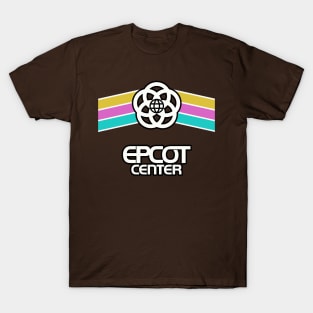 EPCOT Center Stripes Logo Shirt T-Shirt